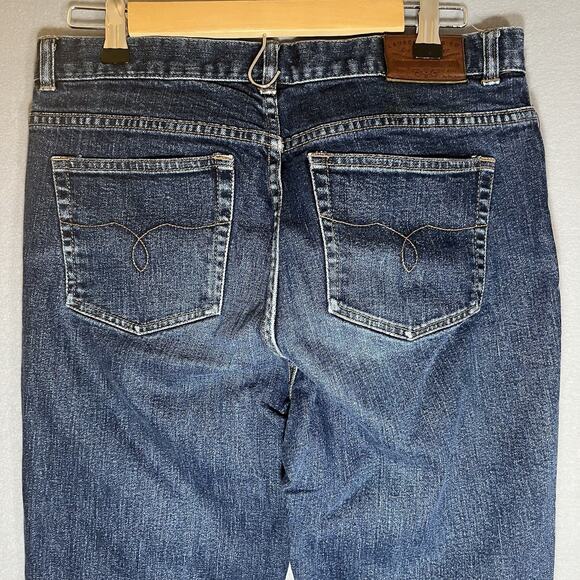 Lauren Jeans Co. Ralph Lauren Classic Boot Cut‎ Jeans Woman’s 10 Dark Wash - Picture 4 of 9